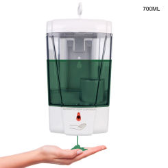 Wall-Mount Automatic IR Sensor Soap Dispenser Touch-free Lotion Pump Touchless Liquid 700ml for Kitchen Bathroom