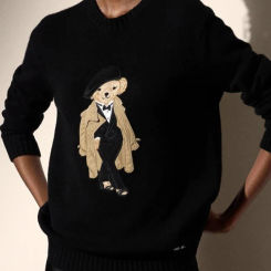 Cartoon Bear Knitwears Sweater Women 2025 Autumn Winter Long Sleeve Pull Femmes Pullover Tops Cashmere Luxury Clothes Women