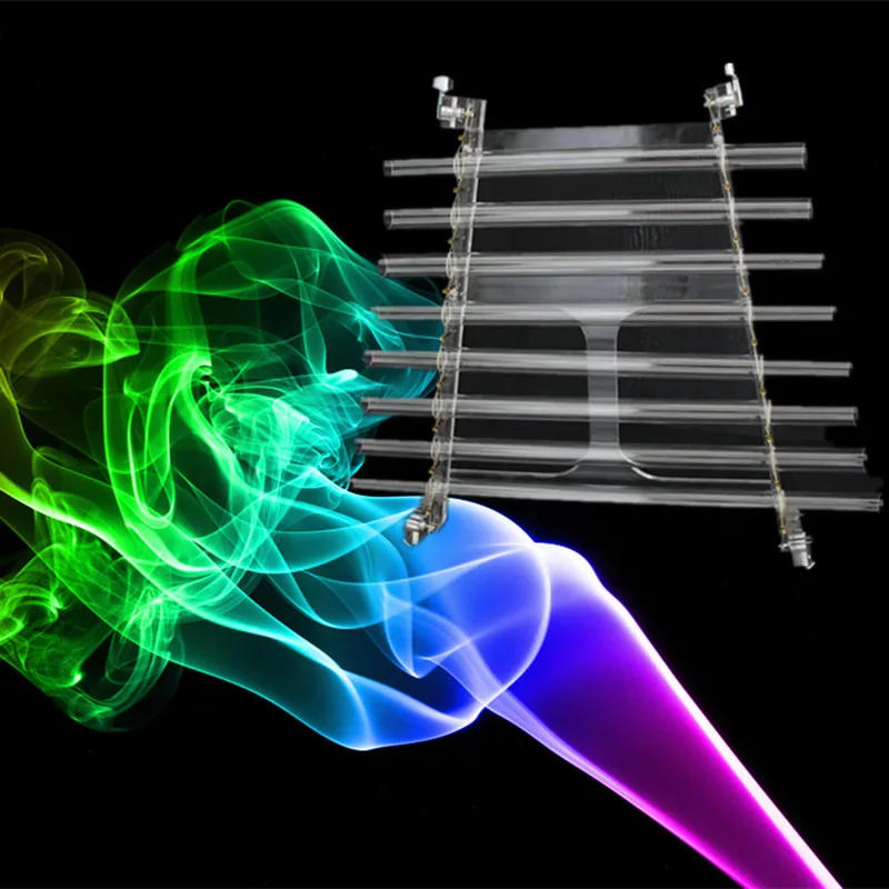 Description Picture 3 of item440hz/432hz 8 Tubes Note CDEFGABC Clear Quartz Crystal Singing Harp with Alumina Alloy Box