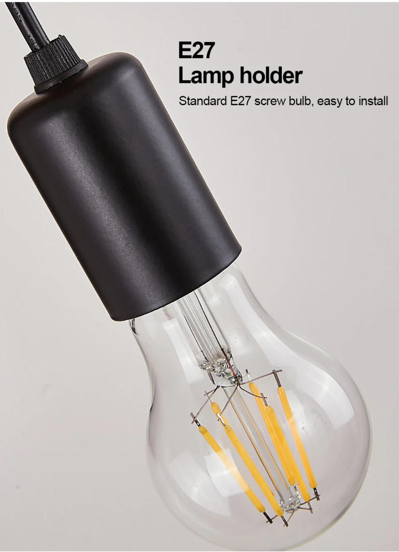 Description Picture 6 of itemRetro Wood Wall Lamp Vintage Sconce Wall Lights Fixture E27 Indoor Home Decor Dining Room Bedside Lamp Bedroom Lighting