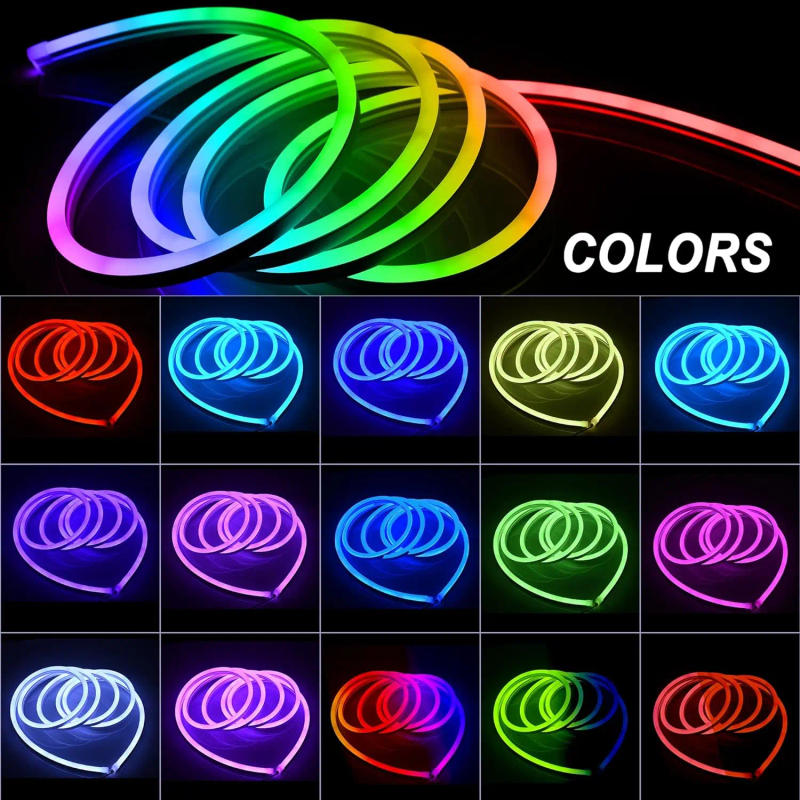 Description Picture 3 of item30M/20M Mexllex RGB Neon Light Strip with APP &Remote, Color Change Waterproof Music Sync Mode for Bedroom Room Outdoors Decro