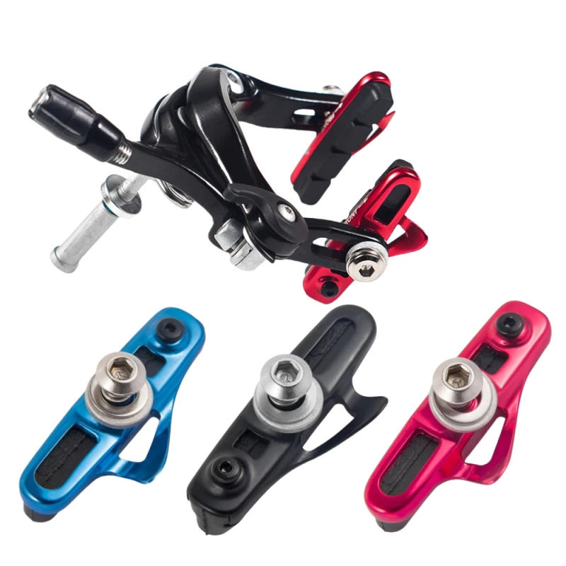 Description Picture 2 of itemCNC Bicycle Brake Pads 50mm, Fit SHIMANO SRAM V Brake Shoes, Aluminum Ultra Light MTB Road Bike Brake Block, For Alloy Rims