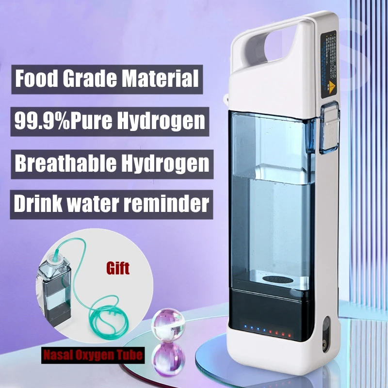 Description Picture 4 of itemHydrogen Generator Water Cup Filter Ionizer Maker Hydrogen-Rich Water Portable Super Antioxidants ORP Hydrogen Bottle 350ml