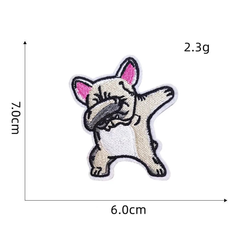 Description Picture 4 of itemCloth Patch Cartoon Puppy Animal Diy Patches Appliques Embroidery Iron on Transfers for Clothing Embroidered Scp Sticker
