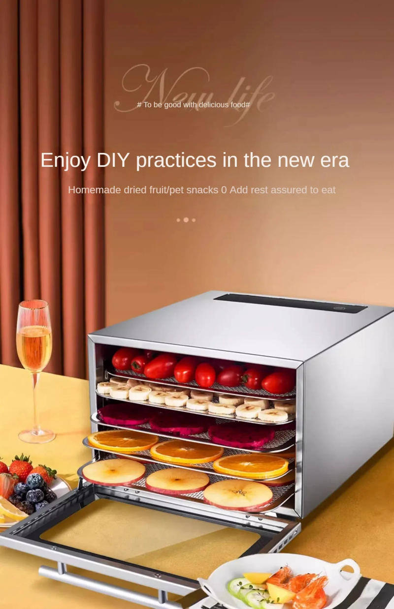 Description Picture 2 of itemFruit Vegetable Dryer Pet Snacks Small Household Fruit Dehydrator Duck Neck Jerky Air Dryer Food Beef Jerky Dehydrator Food
