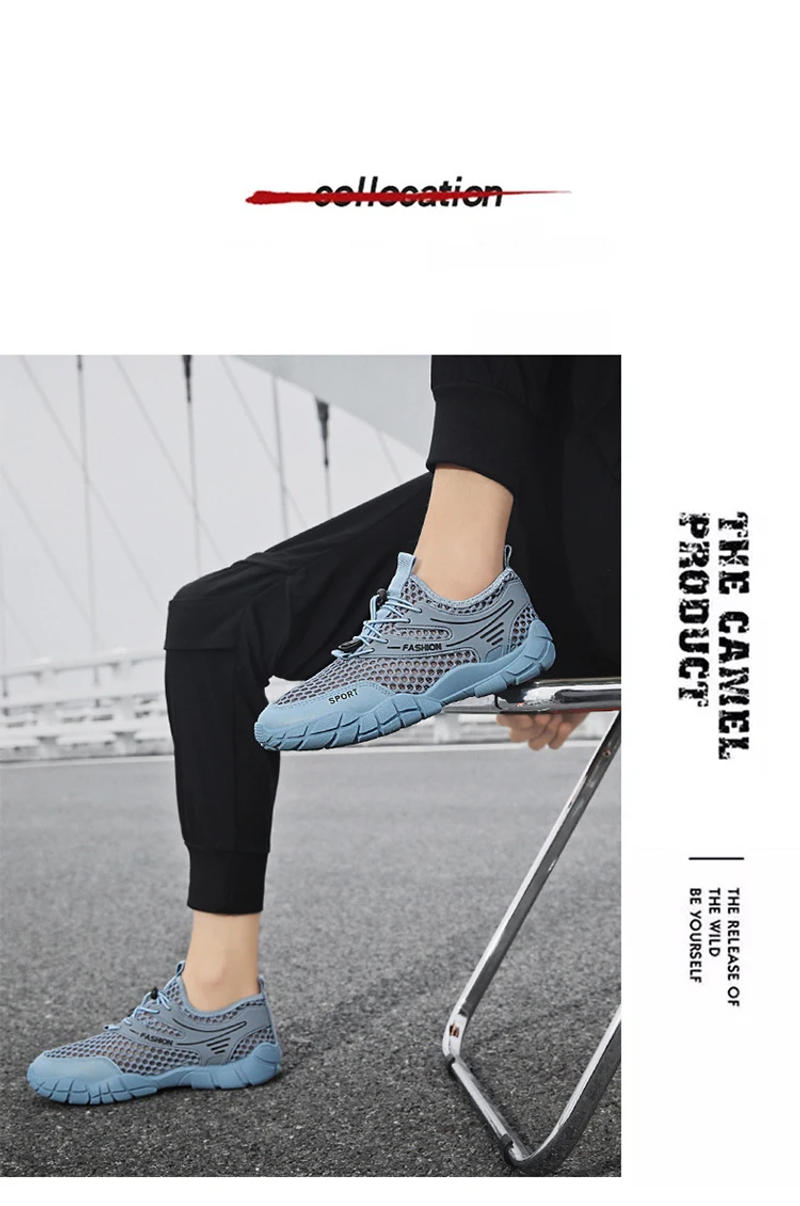 Description Picture 2 of itemOulylan Breathable Mesh Men's Shoes Sneaker for Men 2024 New Sneakers Man Hollow Casual Sport Shoe Running Shoes