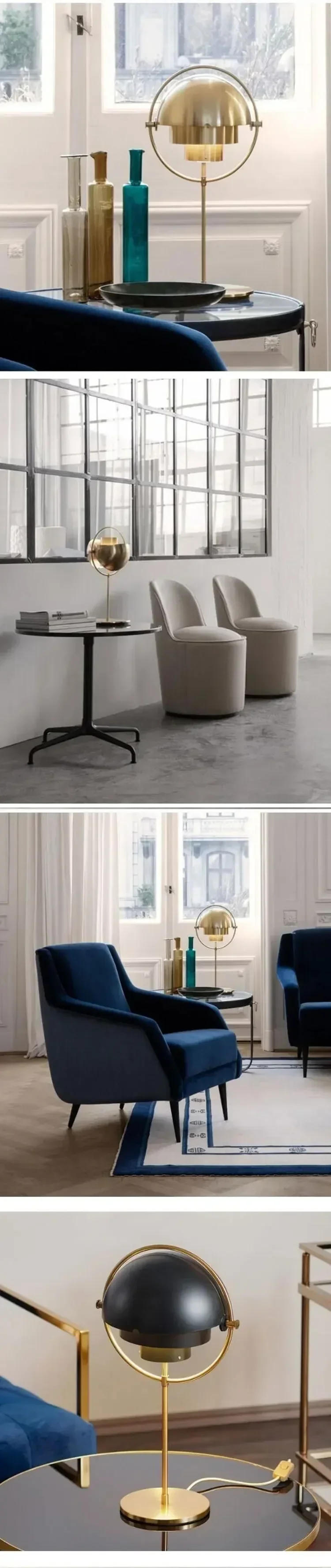 Description Picture 2 of itemDanish Design Iron Table Lights Bedroom Bedside Desk Lamp for Study Room Home Decor LED Post Modern Designer Lighting Fixtures