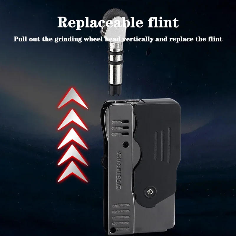 Description Picture 5 of itemButane Gas Jet Lighter High Capacity Torch Turbine Spray Gun Blue Flame Lighter Cigar Wild Kitchen Smoking Cigarette Accessories