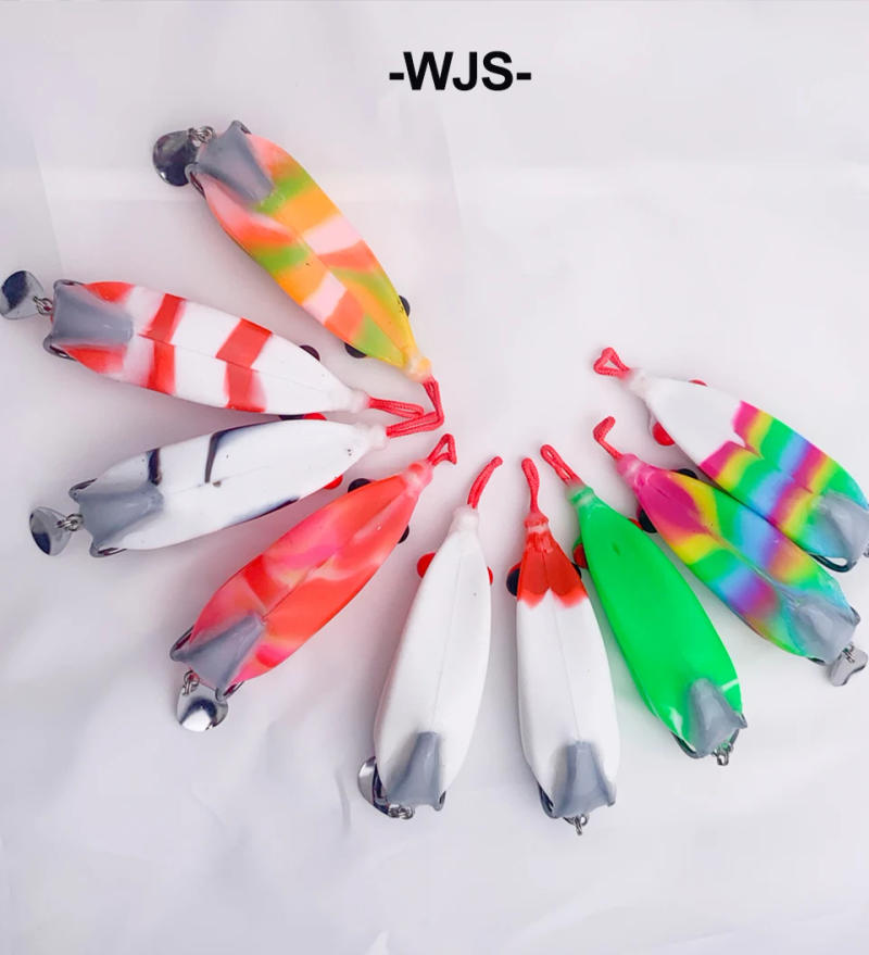 Description Picture 6 of item5pcs Frog Soft Silicone Lure Set Bait Crankbait Fishing Lure Carp Fishing Wobbler Artificial Bait Frog Lure Tackle Box