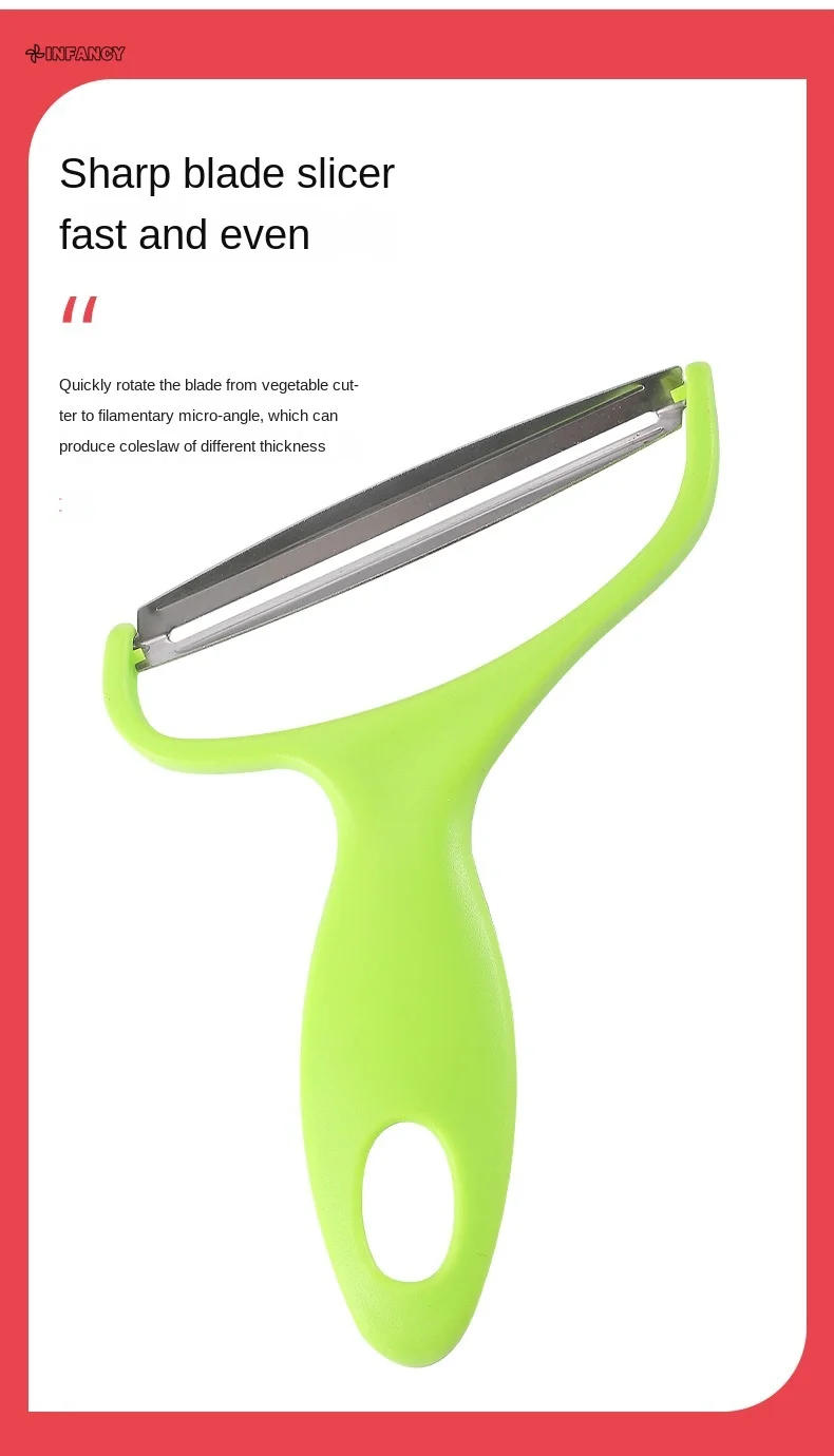 Description Picture 5 of itemVegetable Cutter Cabbage Slicer Vegetables Graters Cabbage Shredder Fruit Peeler Knife Potato Zesters Cutter Kitchen Gadgets