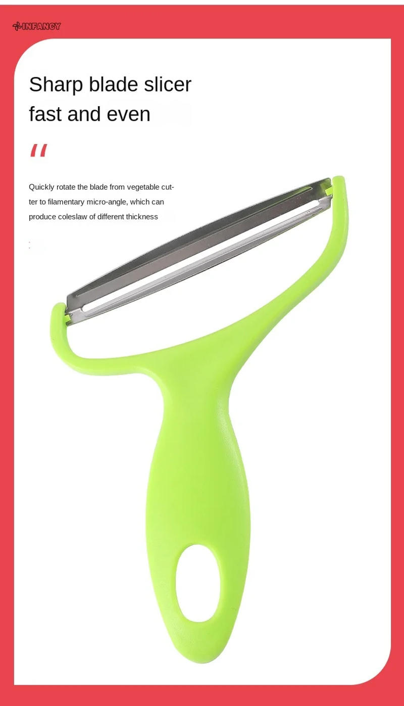 Description Picture 5 of itemVegetable Cutter Cabbage Slicer Vegetables Graters Cabbage Shredder Fruit Peeler Knife Potato Zesters Cutter Kitchen Gadgets