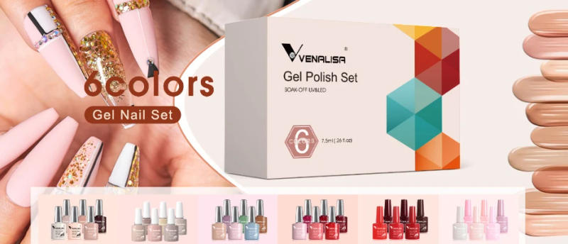 Description Picture 6 of itemVenalisa 7.5ml Nail Gel Polish 60 Color Glitter Color Nail Varnish For Nail Art Manicure Top Coat Soak Off Enamel UV Gel Varnish