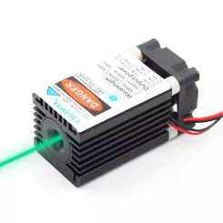 505nm 100mw green laser module laser head supports PWM power modulation DC12V
