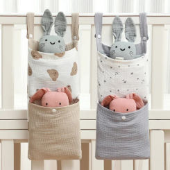Baby Stuff Organizer Kids Crib Storage Bag Multifunctional Newborn Bed Bag for Children Bedding Diaper Bag Stroller Organizer