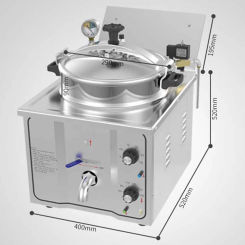 Bench type Pressure cooking frying pan Commercial electric frying furnace frying chicken equipment