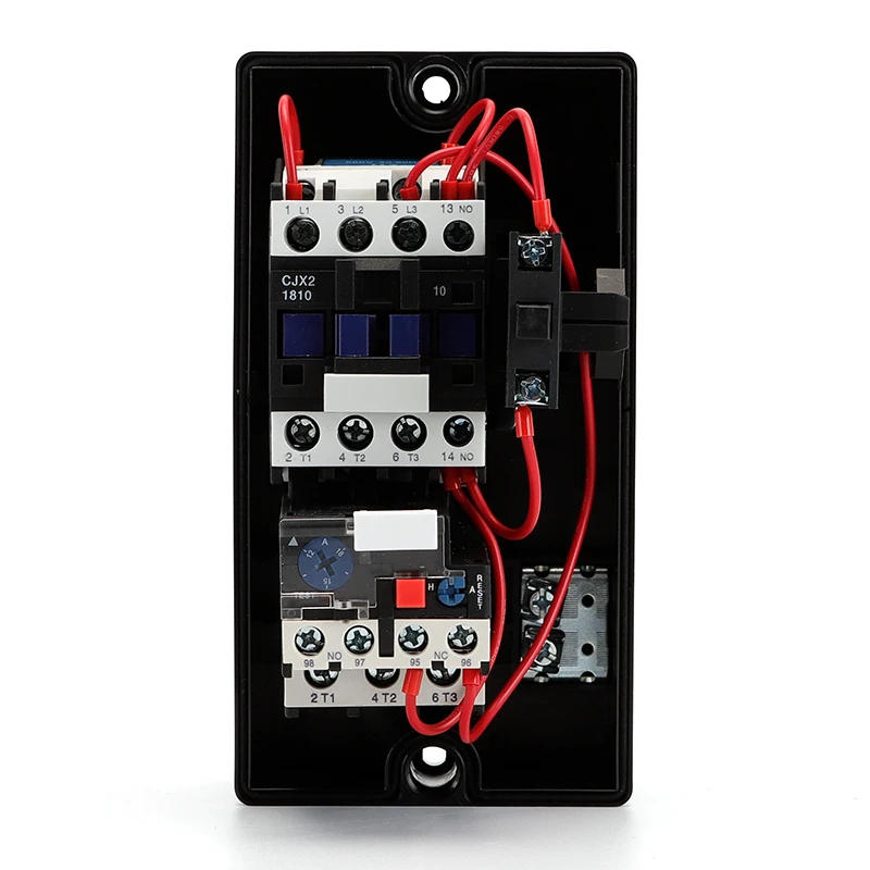 Description Picture 4 of itemMagnetic Starter LE1-D18 220V 50/60HZ 4KW/5PH Plastic Housing Motor Starting Switch QCX2(LE1)-12A Motor Protector 12-18A