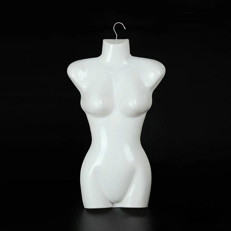 Description Picture 2 of itemHanging Female Mannequin Torso Lightweight Women Dress Form for Retail Stores Malls Clothes Shops Garment Vendors Commercial