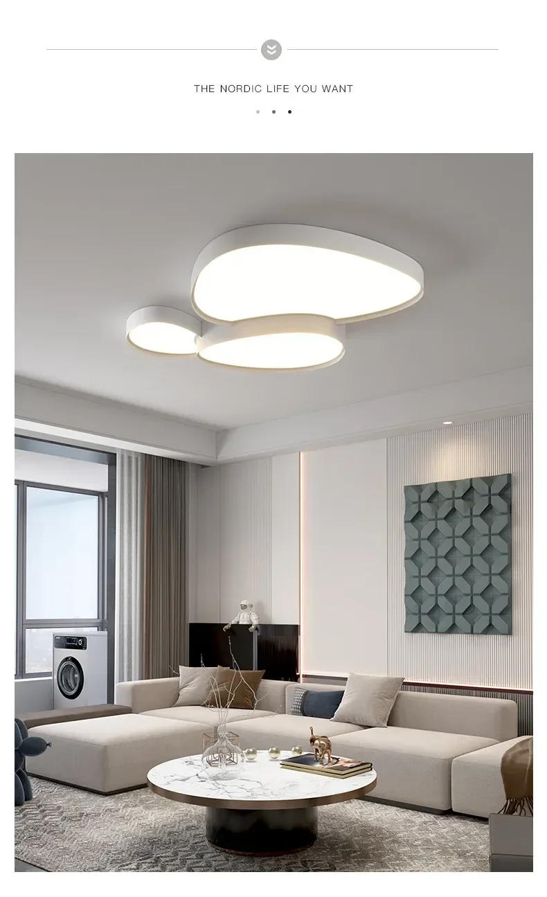 Description Picture 5 of itemModern Simplicity Led Ceiling Lamp for Living Room Kitchen Cabinets Balcony  Bedroom Light Home Decor Lusters Luminaires