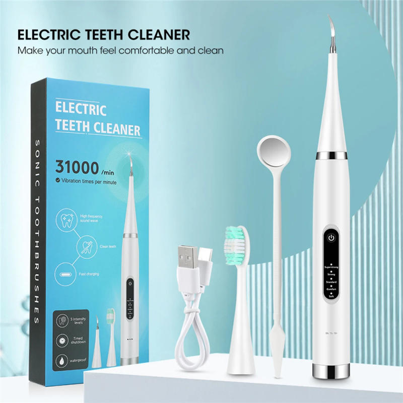 Description Picture 3 of itemUSB Charging Electric Toothbrush Cleaner Set Home Use 5-Speed Mode High Frequency Vibration Sonic Toothbrush