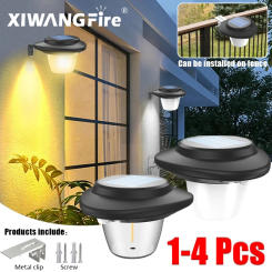 1-4 Pcs Solar Light Motion Sensor LED Wall Lights Waterproof Tungsten Lamp Outdoor Lighting Street Light for Yard Fence Garden