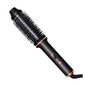 New 450 ? Smoothing Brush Curling Irons PTC Ceramic Fast Heating Hair Straightener and Curler Comb Volumizing Hair Styling Tools