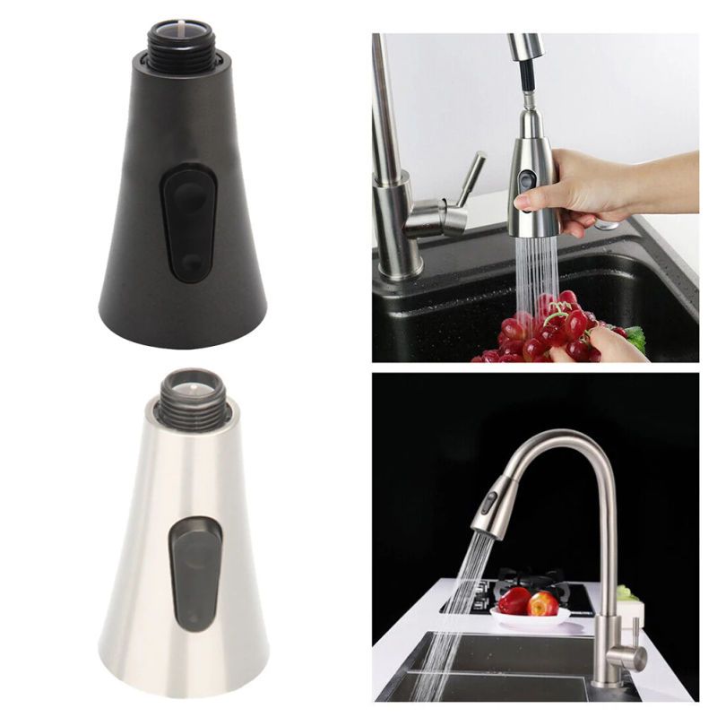 Description Picture 3 of itemFaucet Spray Tap Head Kitchen Brushed Engineering Grade Faucet Kitchen Tap Head Mixer Tap Plastic Replacement Sink