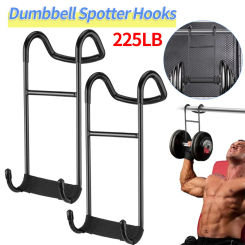 Dumbbell Spotter Hooks Hangers 250 Lbs Load Capacity Heavy Duty Dumbbell Hooks Safety Connector for Dumbbell Bench Press