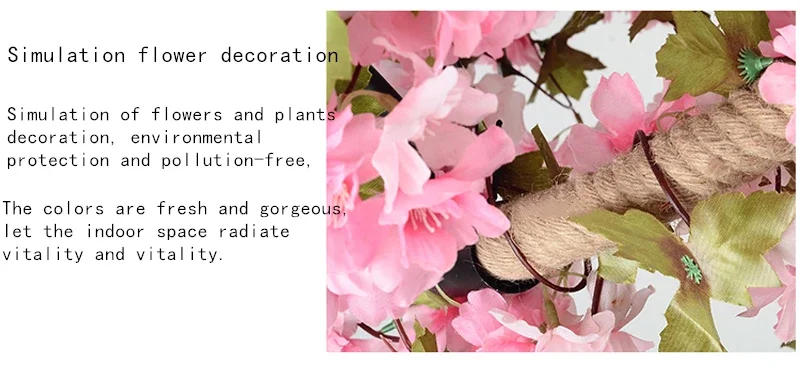 Description Picture 5 of itemCreative Personality Pendant Lights Green Plants Ceiling Chandelier Cafe Dining Room Music Bar Indoor Art Decoration Luminarias