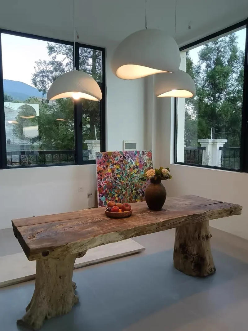 Description Picture 5 of itemDesigner Wabi-sabi Style Chandelier Cream Style Clothing Store Model Room  Restaurant Hotel Loft Villa Shop Lamp