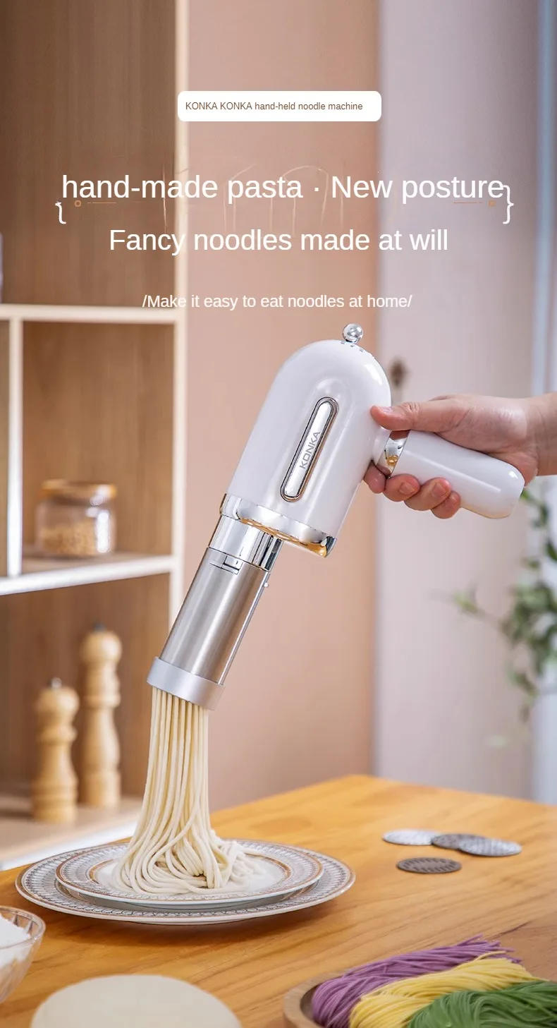 Description Picture 2 of itemHandheld Electric Noodle Maker Household Automatic Intelligent Noodle Press Pasta Machine Dough Roller Machine Home Appliance