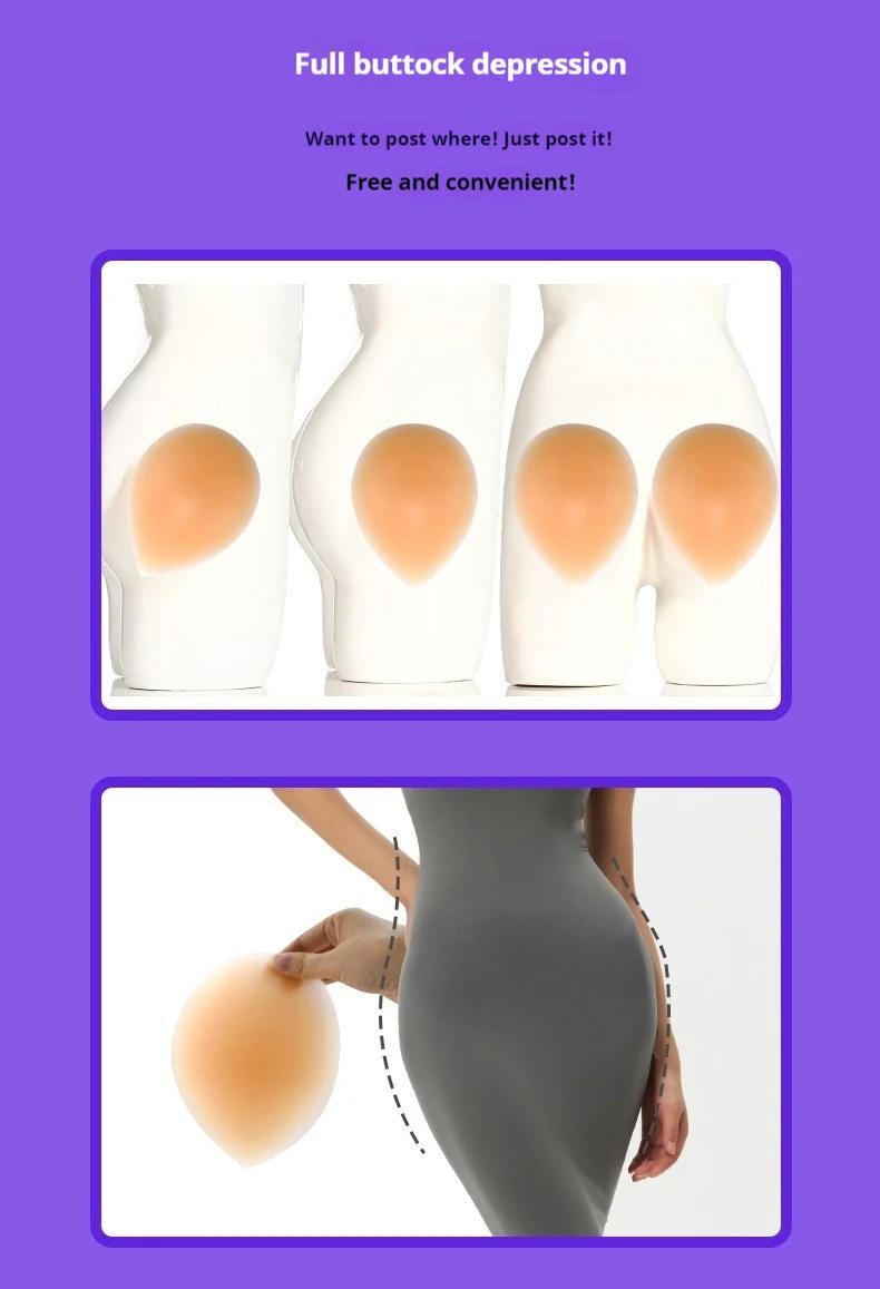 Description Picture 6 of itemSilicone Hip Sticker False Hip Width Pad Non-marking Hip Simulation Self-adhesive To Improve The Depression on Both Sides