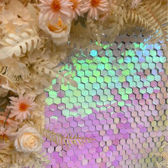 32 Colors Hexagonal Shimmer Wall Panels Birthday Party Background Decor Glitter Sequins Backdrops For Wedding Party Decorative