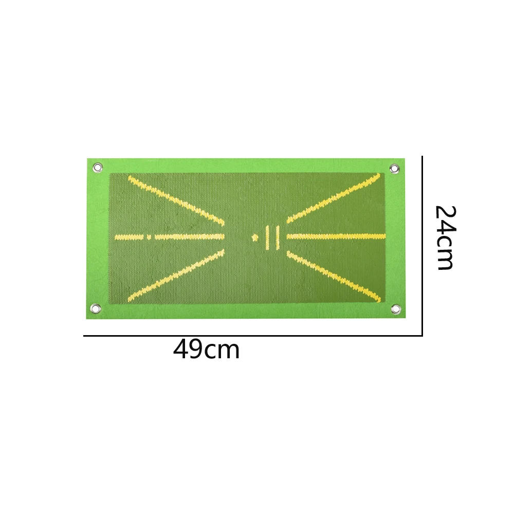 Description Picture 3 of itemGolf Training Mat for Swing Detection Batting Ball Trace Directional Mat Swing Path Pads Swing Practice Pads Christmas Gift