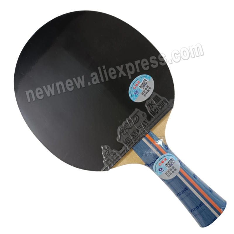 Description Picture 4 of itemPro Combo Racket Yinhe N10s N-10s Table Tennis blade with 2X Mercury II Mercury2 Mercury 2 Mercury-2 Pips-In PingPong Rubber
