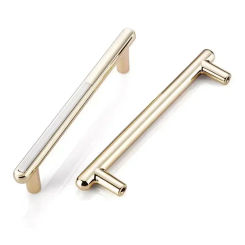 1Pc Gold White Handle Zinc Alloy Creamic Handle Gold Black Grey Cabinet Knobs Drawer Pulls Kitchen Door Handles for Furniture