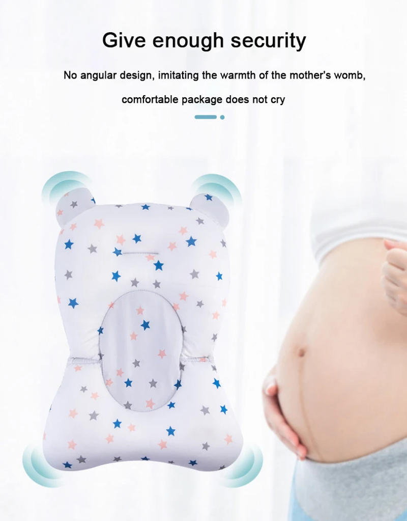 Description Picture 6 of itemBaby Bath Seat Support Mat Infant Anti-Slip Soft Comfort Body Cushion Foldable Baby Bath Tub Pad Chair Newborn Bathtub Pillow