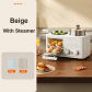 Beige with steamer