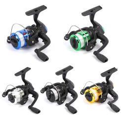 Portable Drag Fish Wheels Ultralight Fishing Reel Gear Ratio 5.2:1 Spinning Reel With 60m Fishing Line Angling Supplies