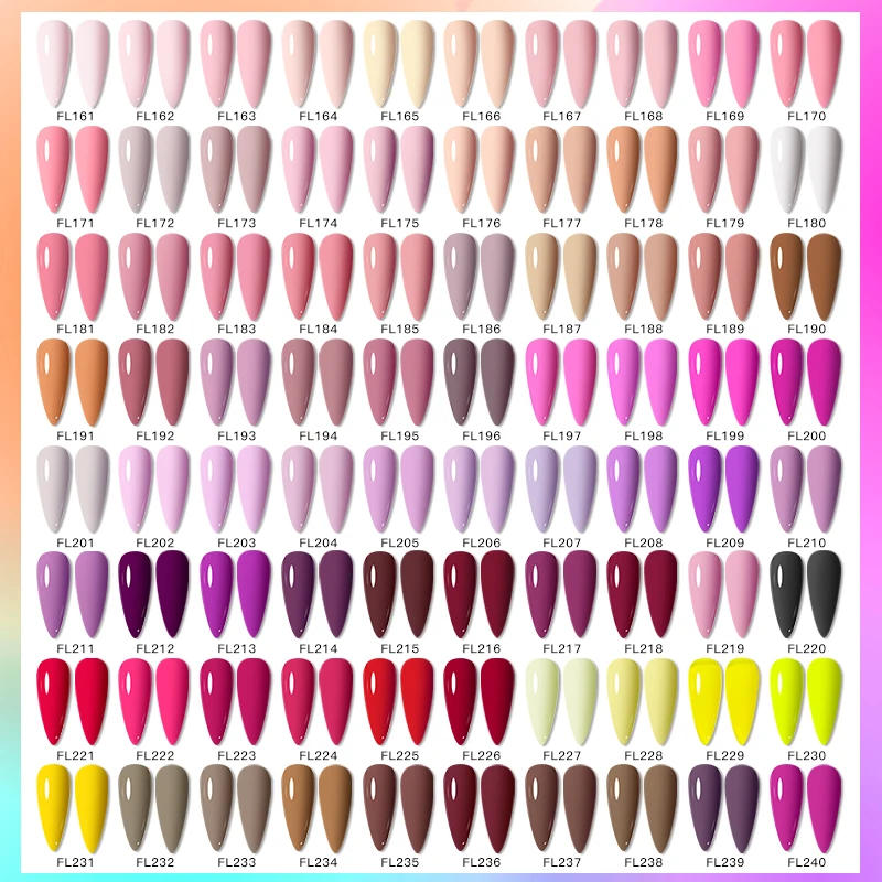 Description Picture 4 of item10pcs Gel Nail Polish Kits Colorful Spring Summer Nail Art All For Manicure Soak Off UV LED Gel Polish Set Long Lasting Vernis