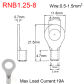 40Pieces RNB1.25-8
