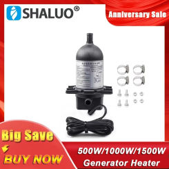 500W 1000W 1500W Diesel Generator Heater 120V 240V Self-circulating  Preheater Thermostat Water Heater Diesel Jacket Parts