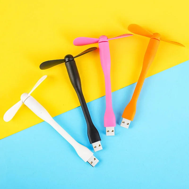 Description Picture 3 of itemMini USB Fan Flexible Bendable Cooling Fan For Power Bank Laptop PC AC Charger Portable Hand Fan Computer Summer Gadget