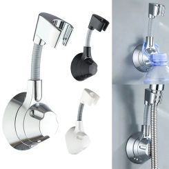 Brand New Shower Head Wall Mount Holder Adjustable Adsorption Bathroom For Most Shower Head No Holes Replacement