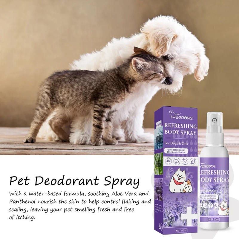 Description Picture 4 of itemPet Deodorization Spray 50ml Dog Perfume Lavender Oil Deodorization Spray Anti Itching Fragrant Pet  Cat and Dog Beauty Care