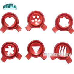 New Style Inner Diameter 37mm Ice Cream Machine Spare Parts Magic Head Outlet Flower Nozzle Shape Cap