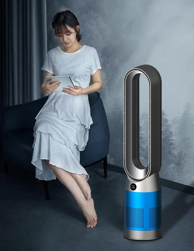 Description Picture 6 of item220V German SKTWO Bladeless Fan, Floor-standing Cold and Warm Air Purifying Fan for Home with Ionic Function