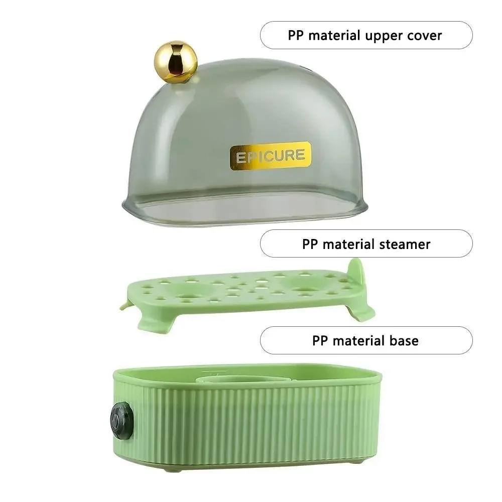 Description Picture 5 of item220V Electric Eggs Boiler plug us Gadgets Fast Heated Portable Egg Steamer for Office