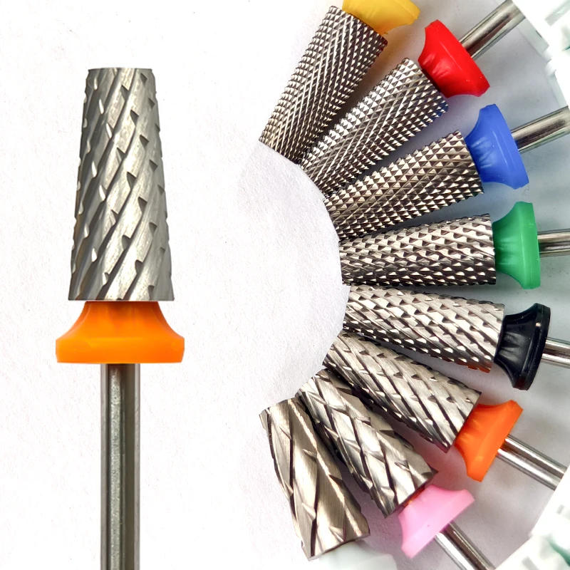 Description Picture 3 of item4XC Umbrella Tungsten Nail Drill Bits Sharp Carbide Grinding Head Milling Cutter For Machine Sander DIY Nails Tools 3/32"