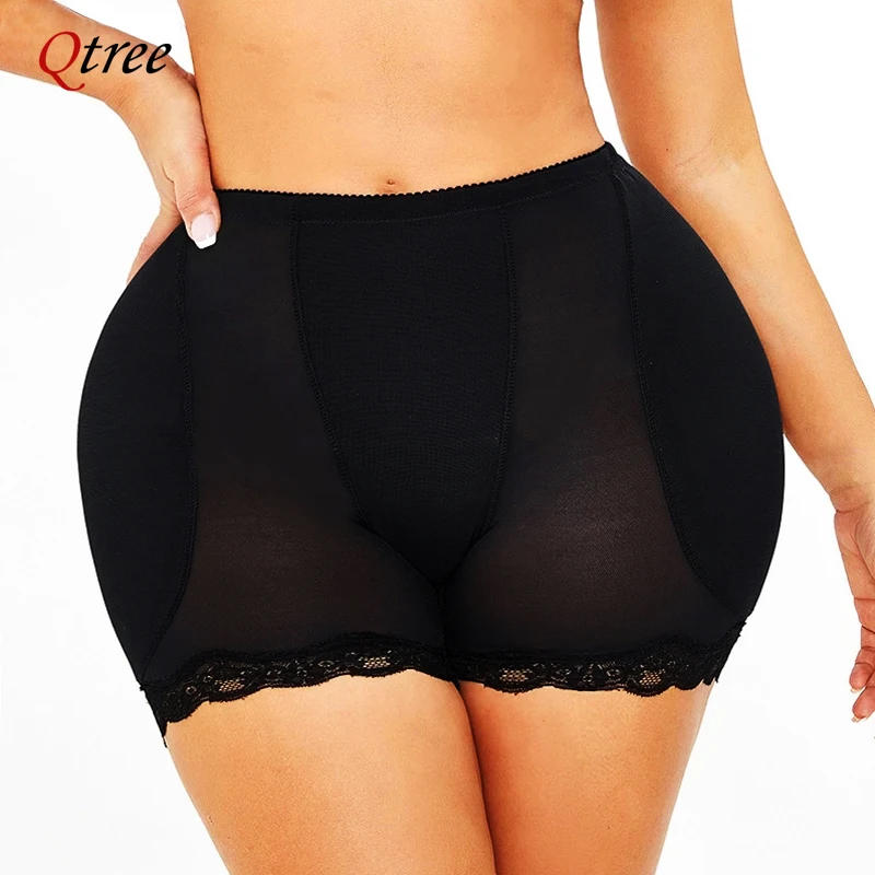 Description Picture 6 of itemQtree Seamless Butt Lifter Pad Underwear Shapewear Women Big Ass Control Panties Waist Trainer Body Shaper Hip Enhance Shorts