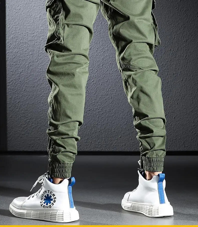 Description Picture 5 of itemSpring and Autumn Workwear Pants Men's Fashion Brand Leggings Multi Pocket Casual Pants Korean Fashion Versatile Men's Pants